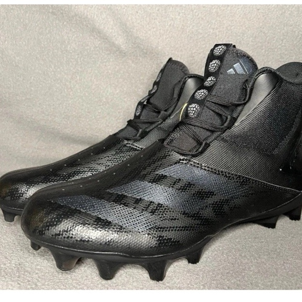 Adidas Adizero Chaos Black Lineman Football Cleats Men's New ID9103